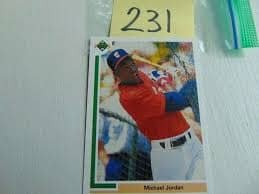 michael jordan baseball card